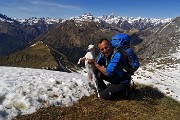 73 In vetta al Benfit (o Timogno) 2172 m) vista verso i Giganti 